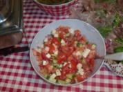 Salat mit Schafskäse - Rezept