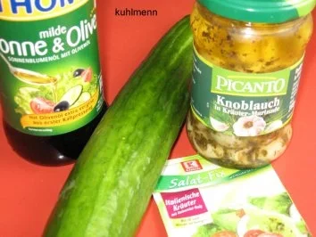 Rezept: Gurkensalat mediterran Bild Nr. 2 Gurkensalat mediterran - Rezept - Bild Nr. 2