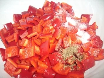 Rezept: Teufelchens Paprikasalat Bild Nr. 5 Teufelchens Paprikasalat - Rezept - Bild Nr. 5