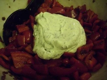 Rezept: Teufelchens Paprikasalat Bild Nr. 10 Teufelchens Paprikasalat - Rezept - Bild Nr. 10