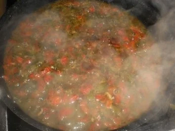 Bandnudeln mit Hähnchen-Paprika-Ragout - Rezept - Bild Nr. 10