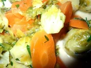 Rosenkohl-Möhren-Gemüse - Rezept