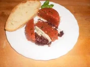 Mediterrane Käseterrine mit Olivensauce - Rezept