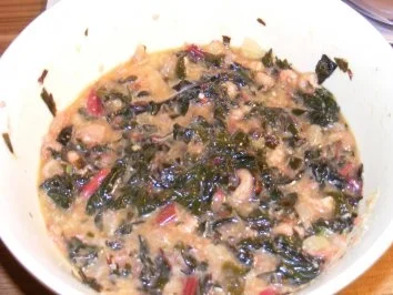 Rezept: Mangoldfrittata mit Nordseekrabben Bild Nr. 6 Mangoldfrittata mit Nordseekrabben - Rezept - Bild Nr. 6