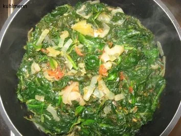 Rezept: Blattspinat (fast) mediterran Bild Nr. 4 Blattspinat (fast) mediterran - Rezept - Bild Nr. 4