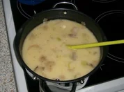 Käse-Hack-Lauch-Suppe - Rezept