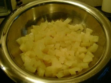 Mandelstreusselkuchen mit Birnen-Schokoladenfüllung - Rezept - Bild Nr. 4