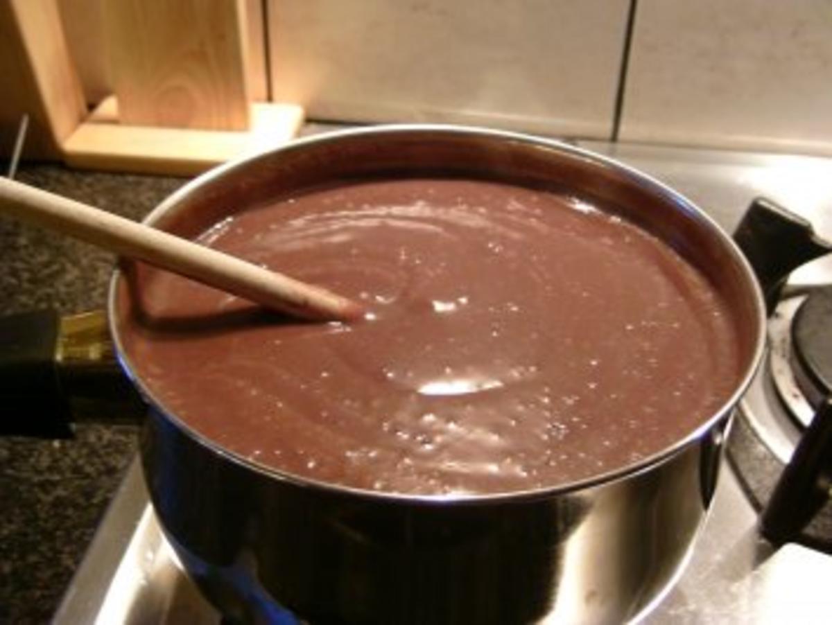 Mandelstreusselkuchen mit Birnen-Schokoladenfüllung - Rezept - Bild Nr. 5