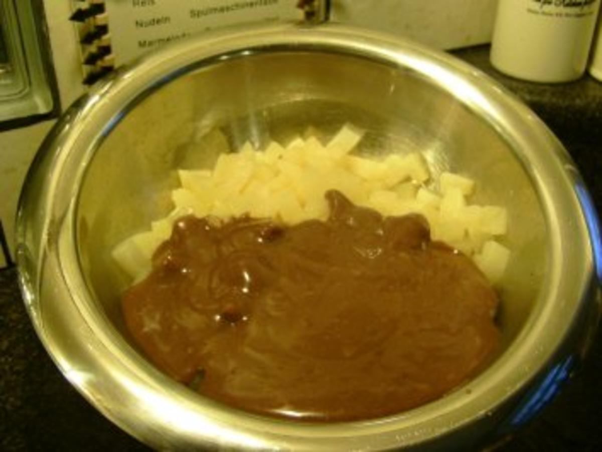 Mandelstreusselkuchen mit Birnen-Schokoladenfüllung - Rezept - Bild Nr. 6