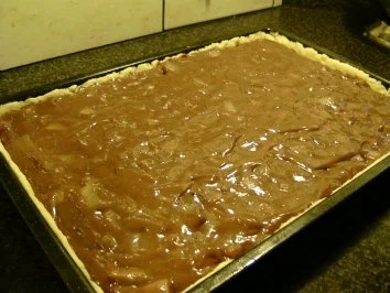 Mandelstreusselkuchen mit Birnen-Schokoladenfüllung - Rezept - Bild Nr. 7