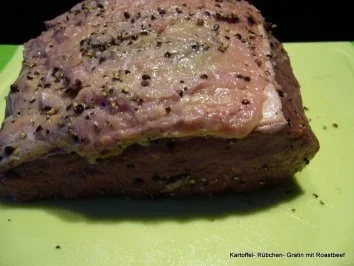 Kartoffel- Rübchen- Gratin mit Roastbeef - Rezept - Bild Nr. 8