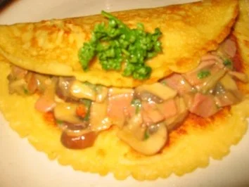 Fleisch: Gefüllte Pfannkuchen... - Rezept