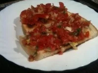 Bruschetta mit Tomate - Rezept