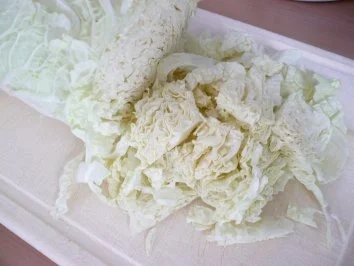 Chinakohlnudeln mit Lachssahne - Rezept - Bild Nr. 3