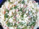 Chinakohlnudeln mit Lachssahne - Rezept