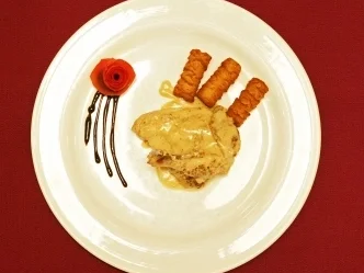 Perlhuhnbrust mit Sherryrahmsoße (Jens Heppner) - Rezept