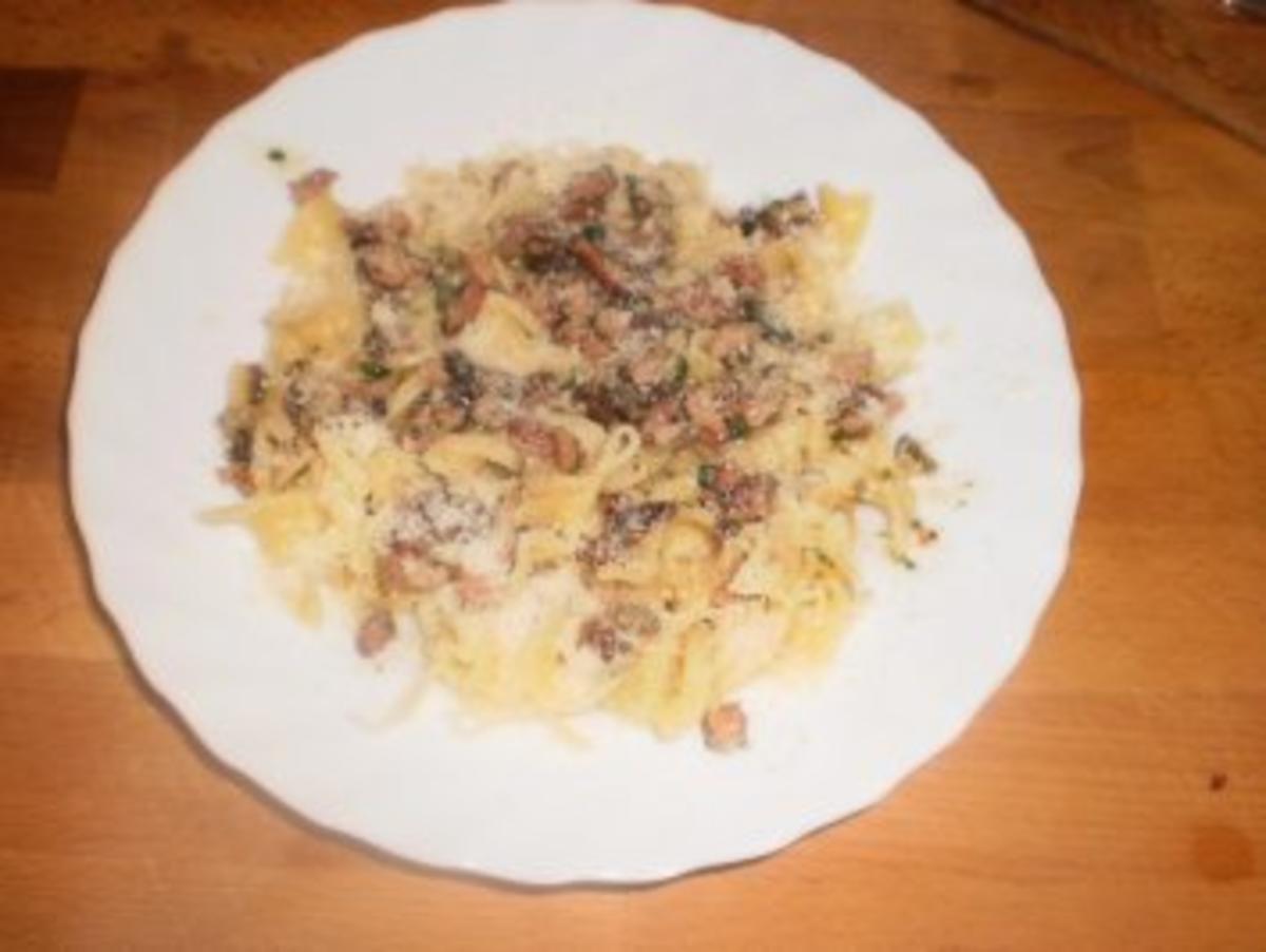 riesengarnellenpfanne mit Bandnudeln und Riesengarnelen - Rezept ...