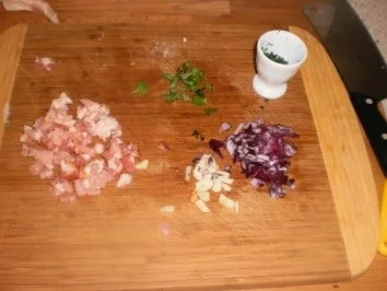 Rezept: Bandnudeln mit Speck Bild Nr. 3 Bandnudeln mit Speck - Rezept - Bild Nr. 3