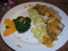 Entenbrustfilet mit Orangen-Ingwer-Sauce und Zitronen-Basilikum-Nudeln - Rezept