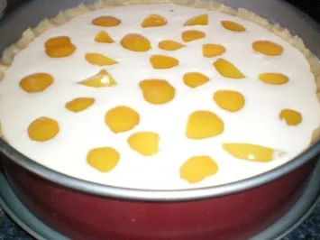 Rezept: Pfirsisch- Käsekuchen Pfirsisch- Käsekuchen - Rezept