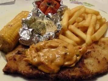 Rezept: Schweineschnitzel American-Style Schweineschnitzel American-Style - Rezept