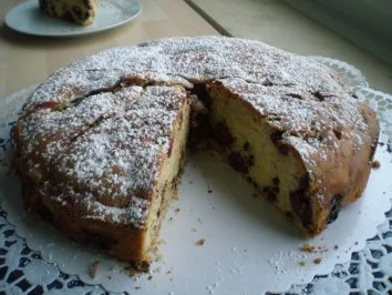 Kirschkuchen mit Schokotröpfchen - Rezept - Bild Nr. 4