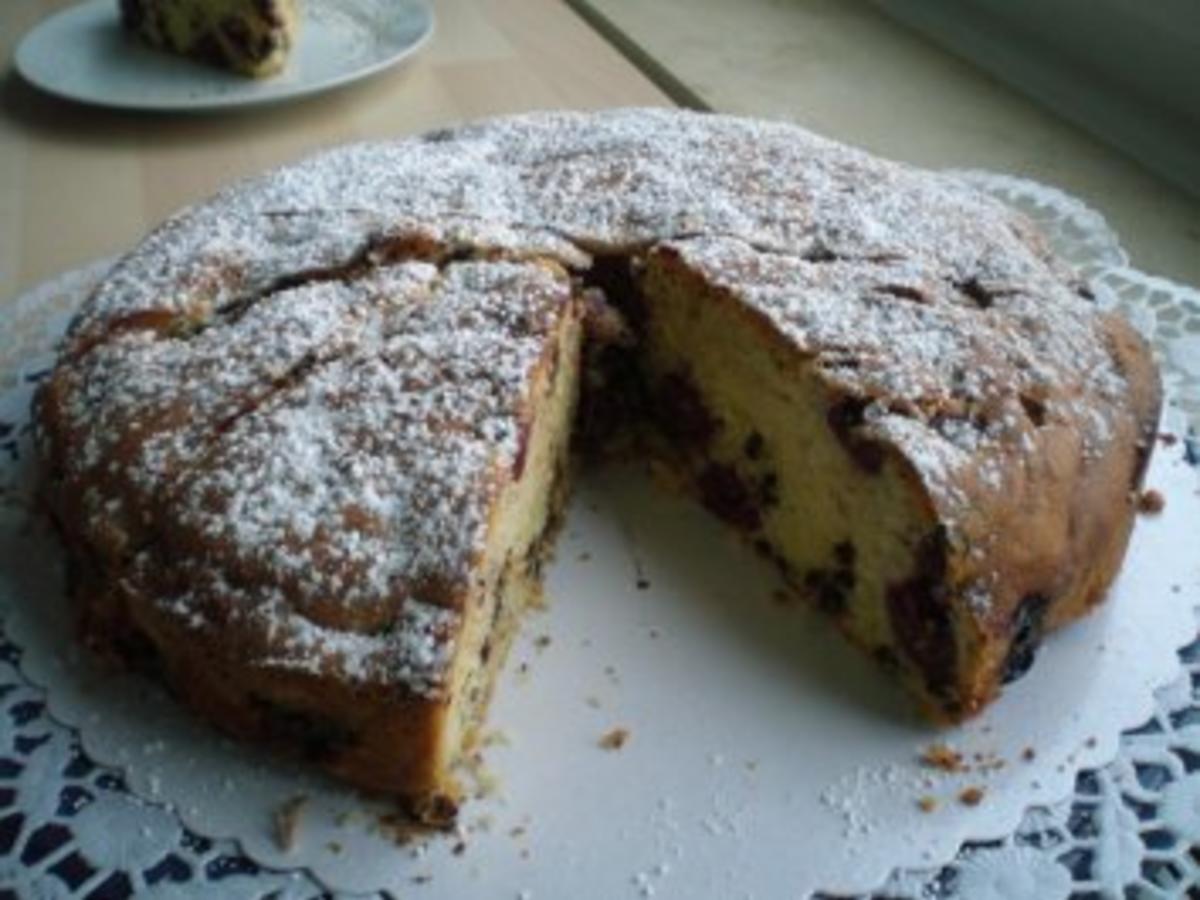 Kirschkuchen mit Schokotröpfchen - einfach - von diejerrymaus