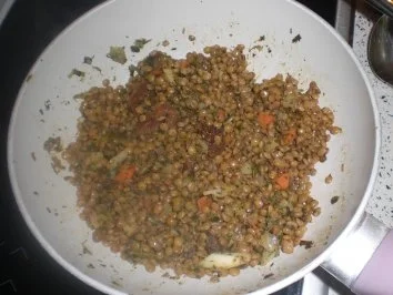 Entenbrust auf feinen Linsen - Rezept - Bild Nr. 4