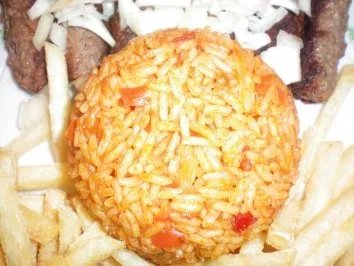 Cevapcici mit Djuvec-Reis und Ajvar - Rezept - Bild Nr. 3