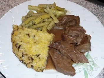 Fleisch: Lammrollbraten aus dem Römertopf - Rezept - Bild Nr. 2