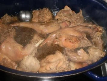 Kaninchen in Knoblauchsauce - Rezept - Bild Nr. 7