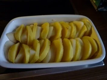 Kartoffeln-Birnen-Gratin - Rezept