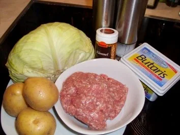 Rezept: Fleisch: Kohlpfanne Bild Nr. 2 Fleisch: Kohlpfanne - Rezept - Bild Nr. 2