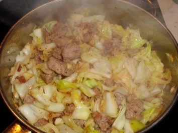 Rezept: Fleisch: Kohlpfanne Bild Nr. 5 Fleisch: Kohlpfanne - Rezept - Bild Nr. 5