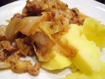 Rezept: Fleisch: Kohlpfanne Bild Nr. 6 Fleisch: Kohlpfanne - Rezept - Bild Nr. 6