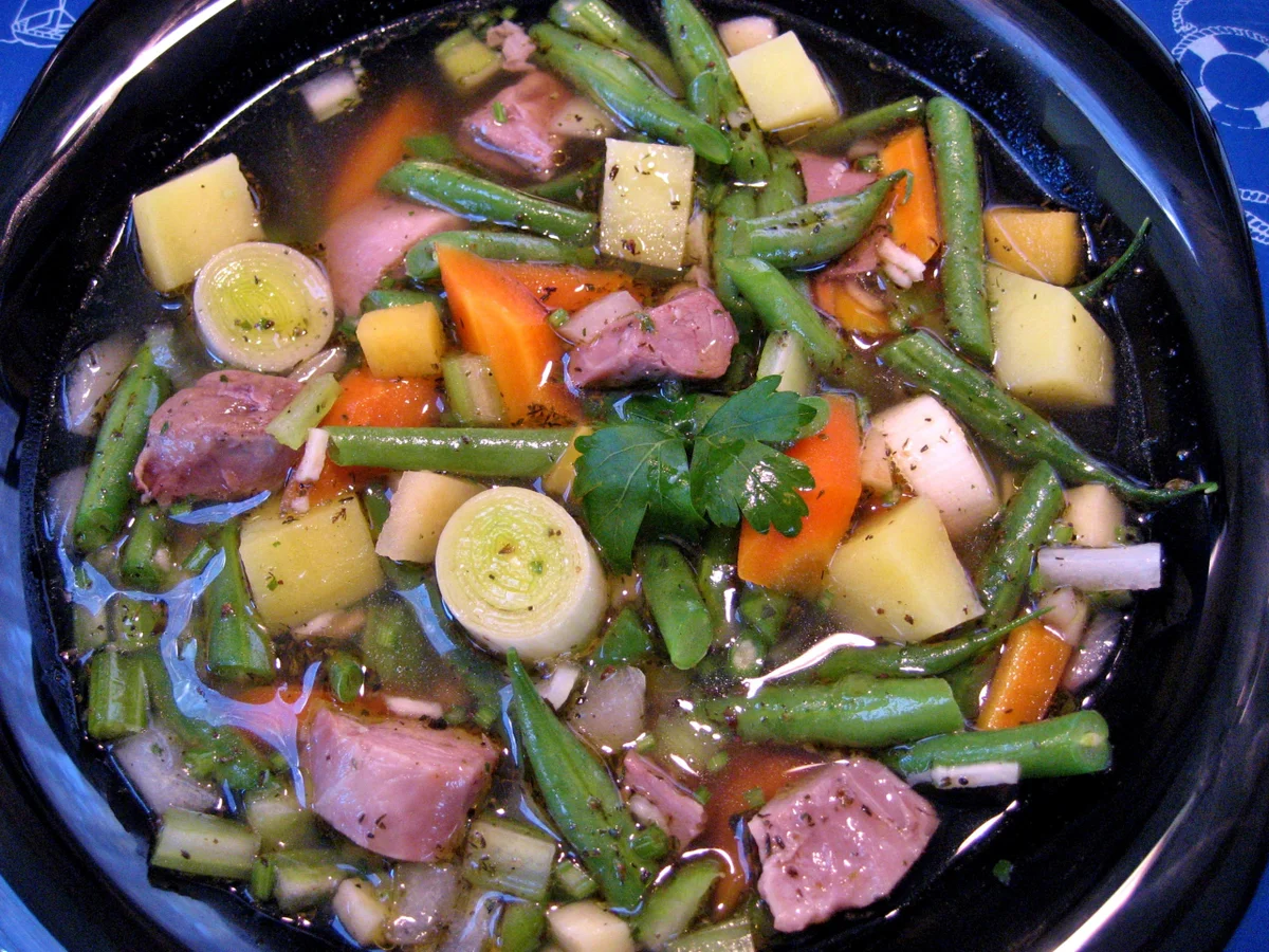 Lamm mit grünen Böhnchen ... - Rezept - Bild Nr. 3457