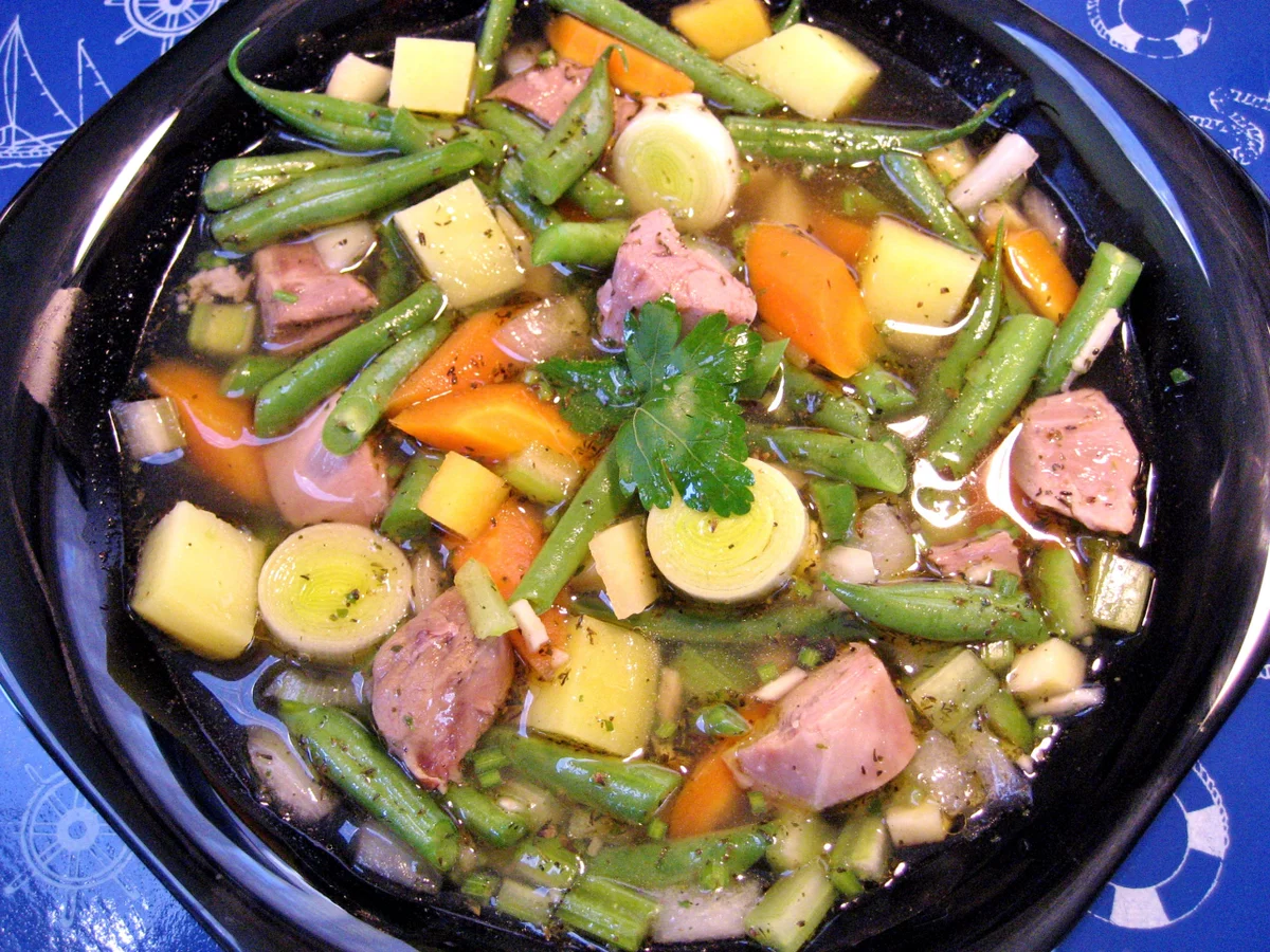 Lamm mit grünen Böhnchen ... - Rezept - Bild Nr. 3458