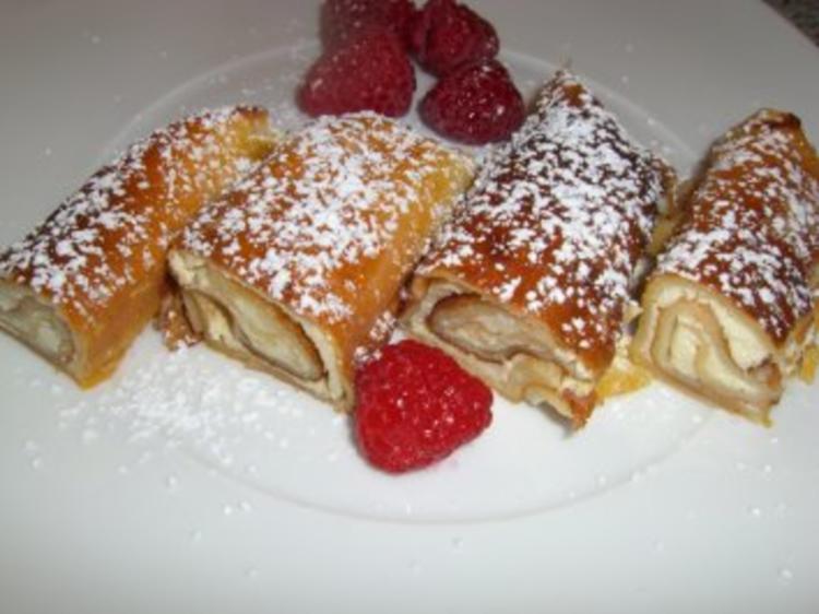 Crepes mit Quark gefüllt - einfach - 173 kcal/100g