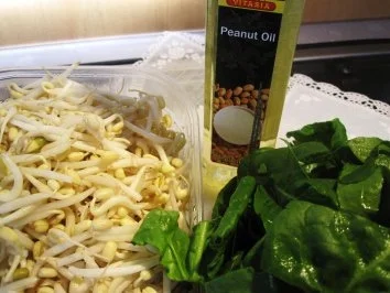 Spinat mit Sojasprossen ... - Rezept - Bild Nr. 4