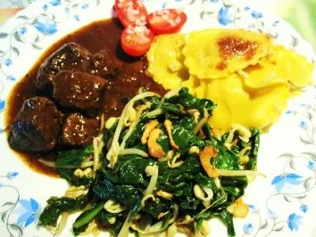 Spinat mit Sojasprossen ... - Rezept - Bild Nr. 7