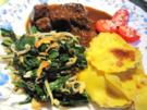 Spinat mit Sojasprossen ... - Rezept