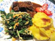 Spinat mit Sojasprossen ... - Rezept