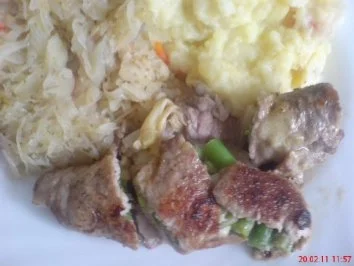 Bohnen - Spargel - Päckchen - Rezept