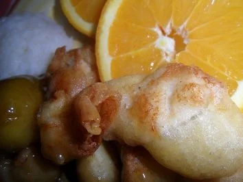 ☆ Goldgelb gebackenes Hühnerfleisch an Feigensauce ☆ - Rezept