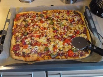 Leo´s Knusperpizza - Rezept