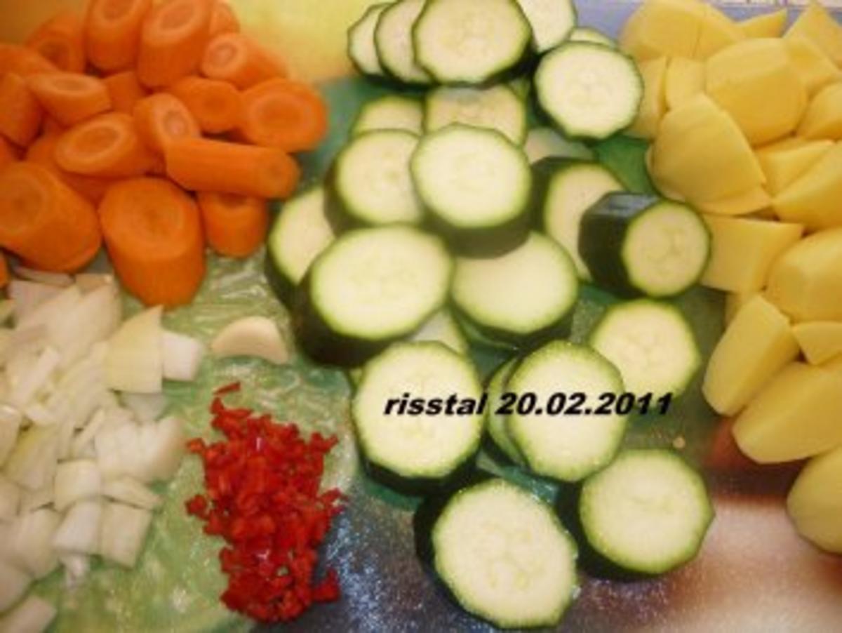 Hähnchenkeulen vom Blech mit Gemüse - Rezept - Bild Nr. 3