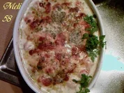 Geflügel/ Wild: Hähnchen an  dreierlei Käse - Rezept