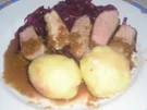 Rezept: Entenbrust mit Rotweinsauce Entenbrust mit Rotweinsauce - Rezept