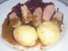 Entenbrust mit Rotweinsauce - Rezept