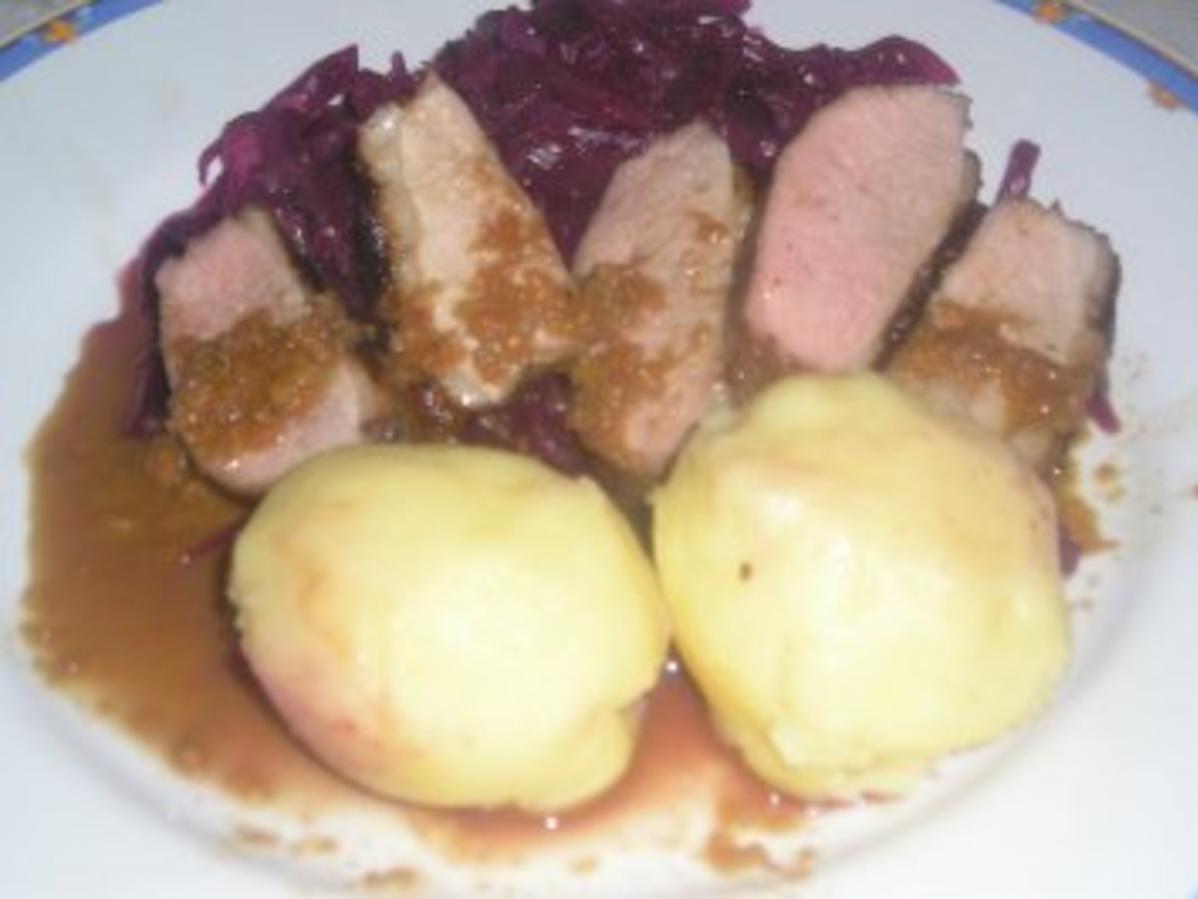 Entenbrust mit Rotweinsauce - einfach - von Kluger